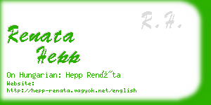 renata hepp business card
